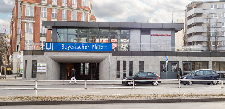 Café Haberland auf dem Bayerischer Platz.