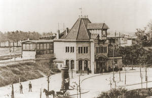 Der Bahnhof Lankwitz um 1900.