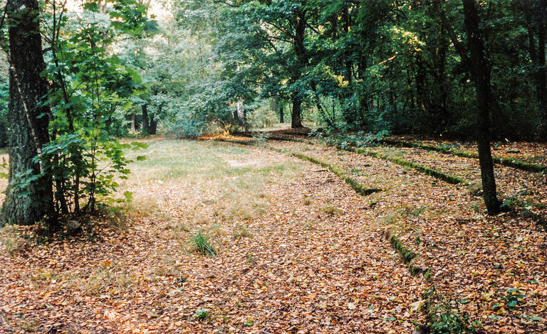 1991 waren die Reste des Theaters noch zu erkennen. Fotograf unbekannt, Archiv Heimatverein Zehlendorf