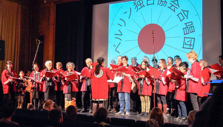 Der Chor der DJG Berlin beim Japan Festival. Foto: DJG Berlin