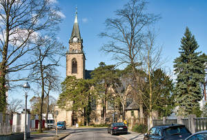 Die Gemeinde baute die Grunewaldkirche mit großem Engagement wieder auf.