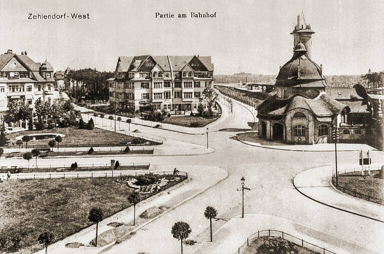 1909 hatte der Platz noch keinen eigenen Namen.