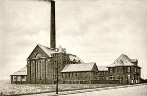 Das Kraftwerk in der Siemensstraße wurde am 1. April 1911 in Betrieb genommen.Archiv Jörg Becker