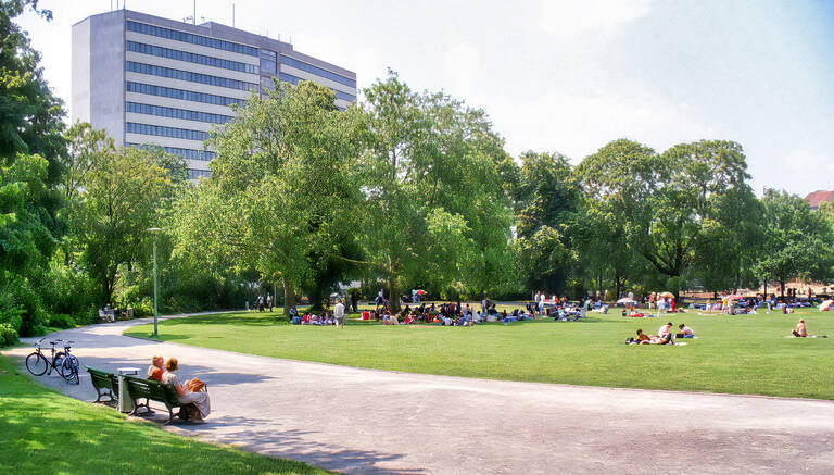 Preußenpark in Wilmersdorf. Foto: Bezirksamt