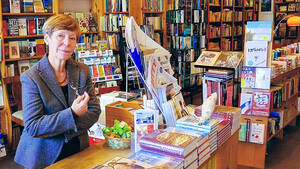 Christiane Fritsch-Weith bekam mit ihrem Buchladen Bayerischer Platz zum dritten Mal den Deutschen Buchhandelspreis verliehen. Foto: Buchladen Bayerischer Platz