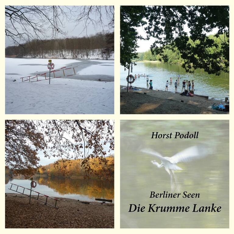 Das Buch von Horst Podoll „Berliner Seen – Die Krumme Lanke“ hat 85 Seiten, ist im Eigenverlag erschienen und für 19.90 Euro nur in Zehlendorfer Buchhandlungen und beim Autor unter E-Mail hw.podoll@t-online.de erhältlich.