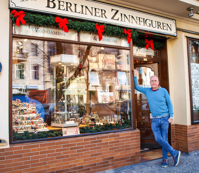 Hans-Günther Scholtz lässt mit seinen Zinnfiguren Geschichte lebendig werden.