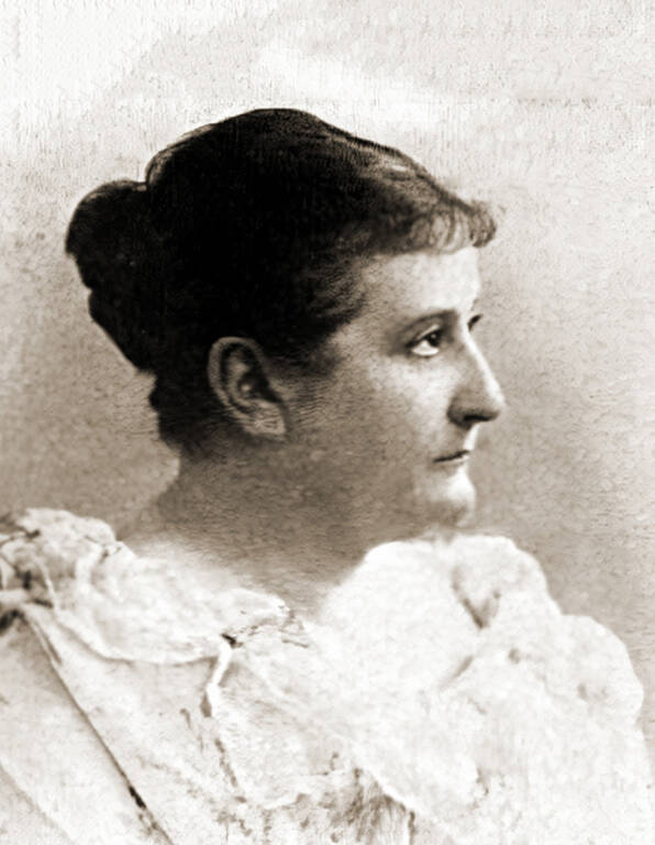 Dora Duncker um 1898.