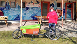 „Plöner Bike“ – das erste Lastenrad der bezirklichen „fLotte kommunal“. Foto: BACW