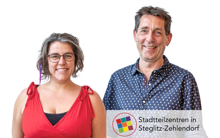 Katja Krause und Hanno Giese im Einsatz für das STZ SüdOst. Foto: STZ SüdOst