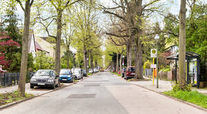 Die Schütte-Lanz-Straße in Lichterfelde erinnert an die Luftschiffbauer.