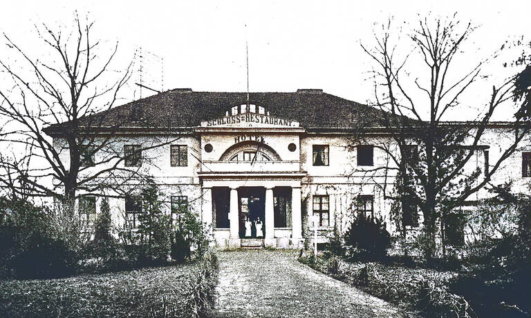 Das Gutshaus Steglitz um 1900. Archiv Schlosspark Theater