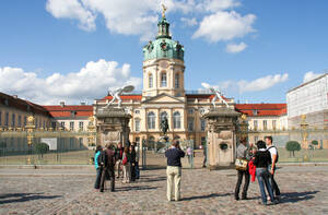 Touristenmagnet Schloss Charlottenburg.