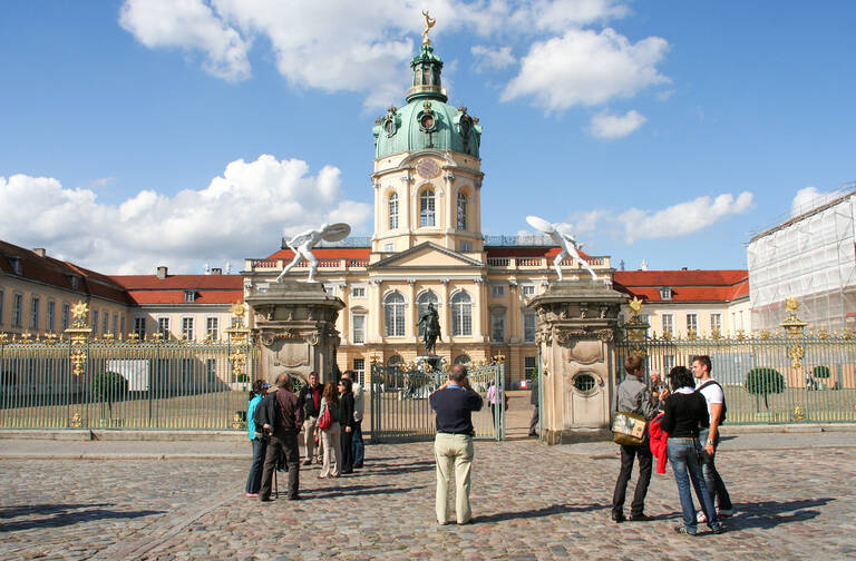 Touristenmagnet Schloss Charlottenburg.