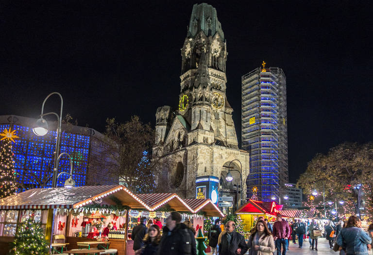 Weihnachtsvorfreude rund um die Gedächtniskirche.