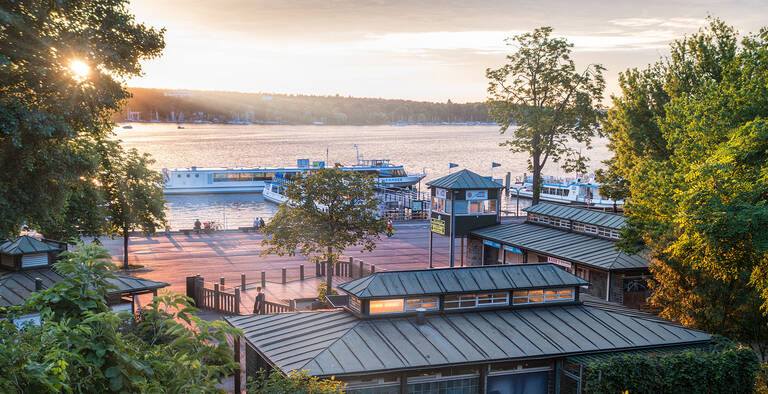 Ronnebypromenade in Wannsee.