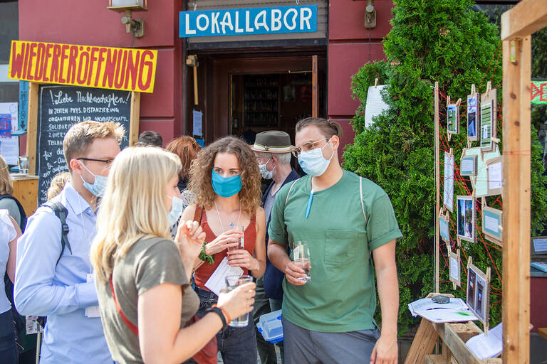 Wiedereröffnung 2020: Viele sind gekommen, haben mitgeredet und machen nun mit. Foto: Lokallabor