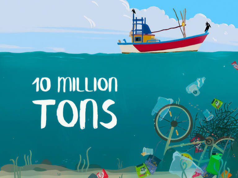 Das Cover der Game App „10 Million Tons“.Grafik: SBNE