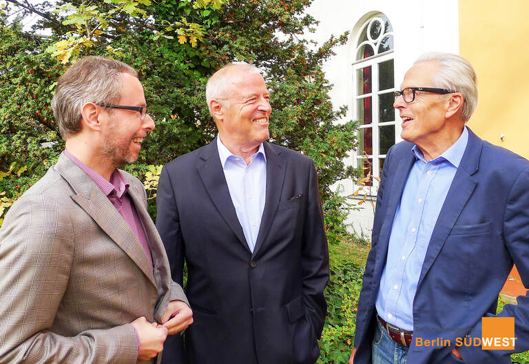 (v.r.n.l.) Dr. Reinhard Baumgarten, Klaus-Martin Grünke und Sebastian Clausert, das Ideenbeschleuniger-Team des RMSW. Foto: RMSW