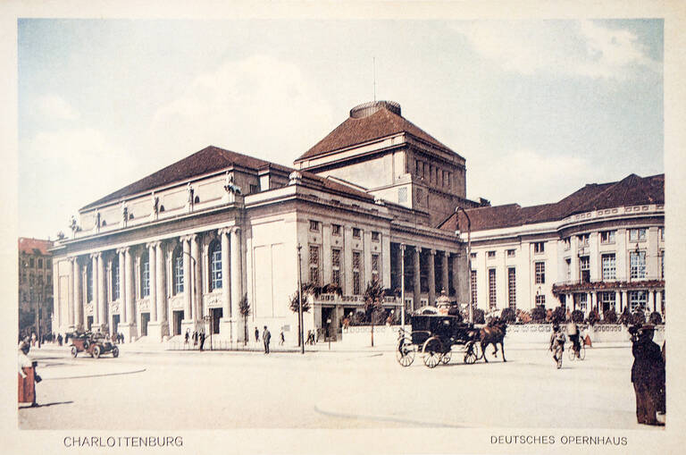 Das Deutsche Opernhaus war ein Prestigeobjekt der Stadt Charlottenburg.