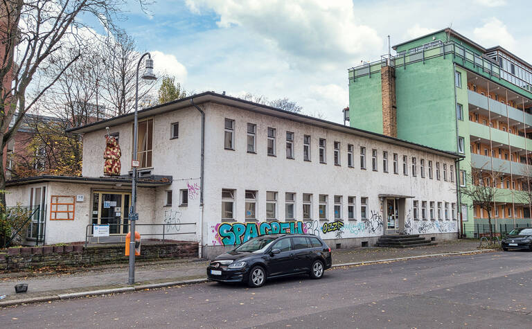 Die Unterkunft in der Kurmärkischen Straße 1 – 3 in Schöneberg.