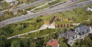 So soll der Else-Ury-Campus aussehen. Grafik: Moses-Mendelssohn-Stiftung/greeenarchitects