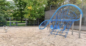 Klettergerät „Loop“ auf dem Spielplatz in der Dillgesstraße. Foto: Fachbereich Grünflächen