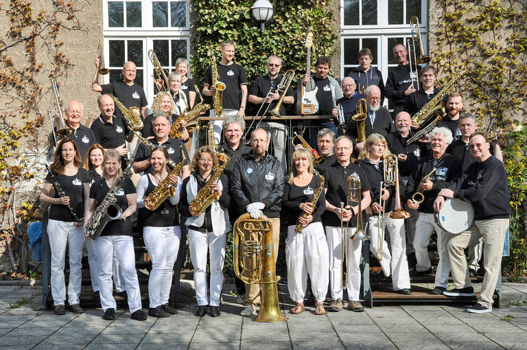 Die Lankwitz Horns – der Gute-Laune-Export aus Lankwitz. Foto: Ursula / Lankwitz Horns