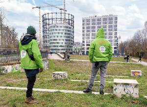 Parkläuferinnen und -läufer konnten bereits viele Konflikte entschärfen. Foto: Think SI3