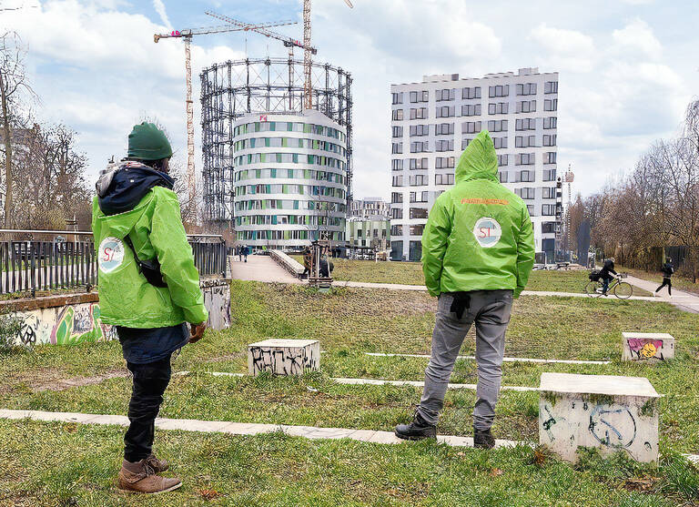 Parkläuferinnen und -läufer konnten bereits viele Konflikte entschärfen. Foto: Think SI3