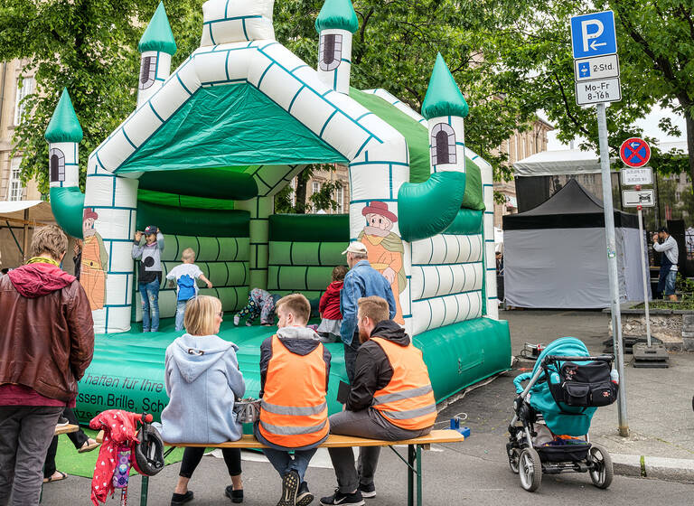 Kinderspaß auf dem Nachbarschaftsfest 2019.