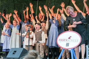 Freude am gemeinsamen Singen – der Chor „Die Kinder“ von der Hasenschule. Foto: Family & Friends e. V.
