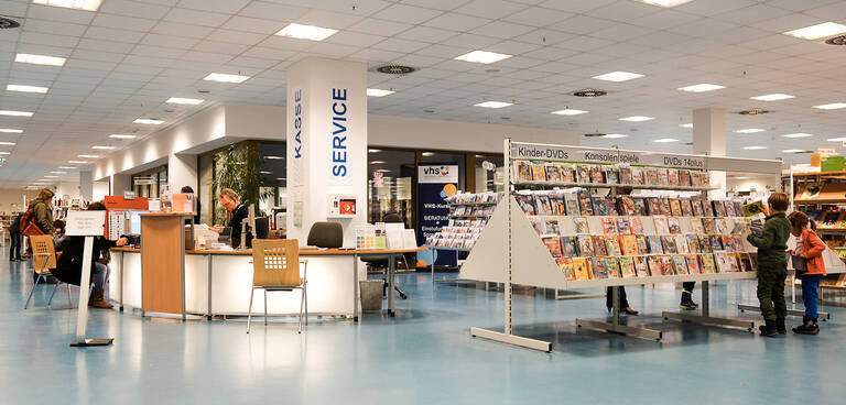 Ingeborg-Drewitz-Bibliothek in Steglitz.