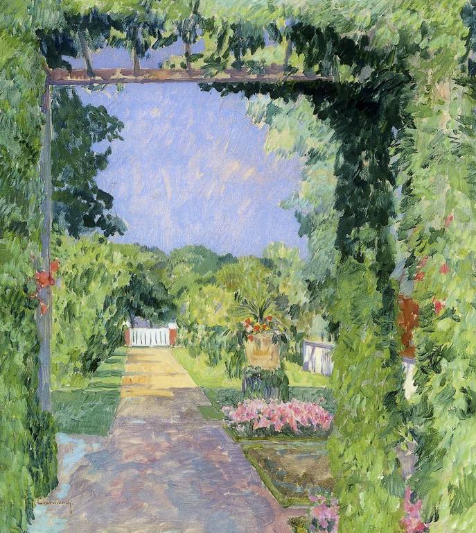 Max Clarenbach: Aus meinem Garten, um 1912. Privatsammlung, courtesy Galerie Paffrath