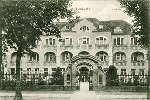 Privat-Heil- und Pflegeanstalt Berolinum von Fraenkel und Oliven in der Leonorenstraße 17-33 um 1907. Archiv Jörg Becker Immobilien