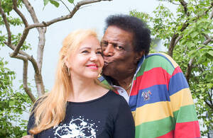 Roberto Blanco mit Ehefrau Luzandra.