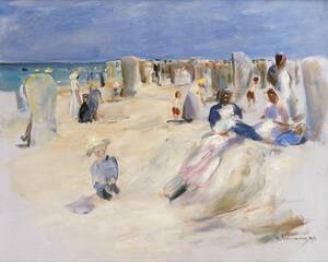 Max Liebermann, Am Strand von Noordwijk, 1908. Privatsammlung, Foto: Christoph Irrgang, Hamburg