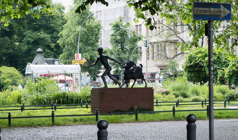 Der Savignyplatz geriet durch zeitweilige Sperrung in die Schlagzeilen.