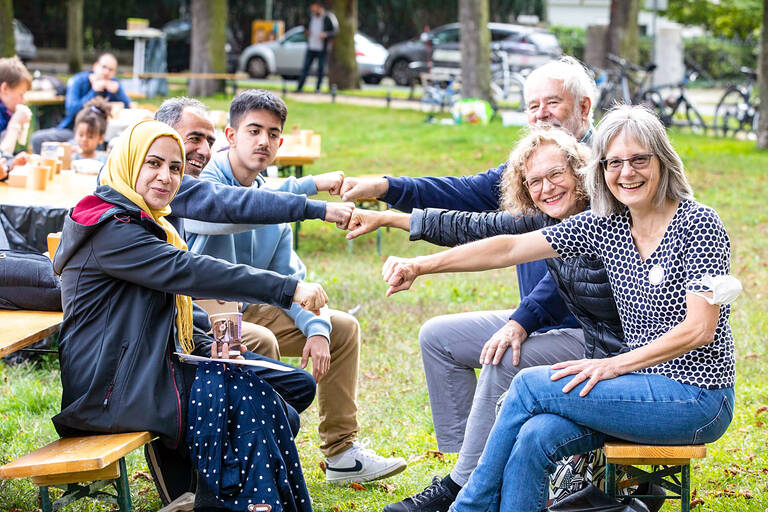 Gemeinsam aktiv für Demokratie und gegen Diskriminierung. Foto: PfD