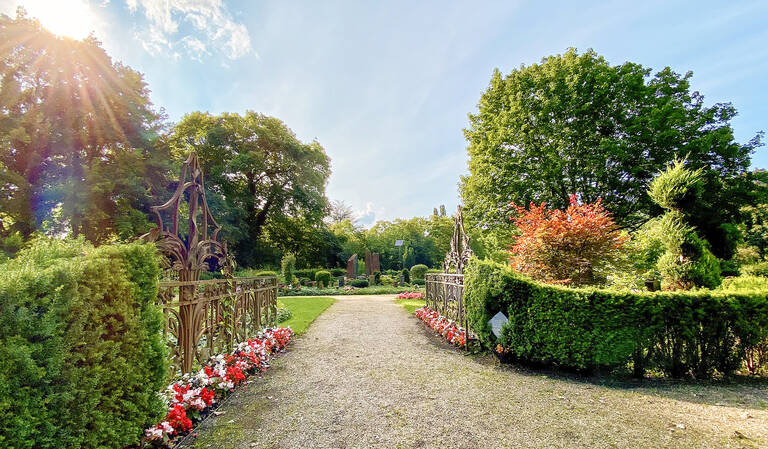 Memoriam Garten auf dem Friedhof Steglitz. Foto: BA SZ