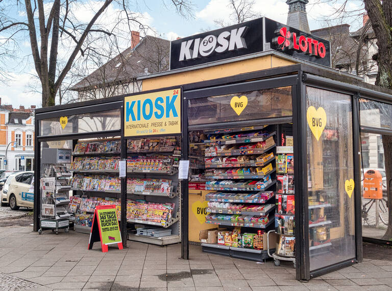 Erfolgreicher Einsatz: Dank vieler Unterschriften bleibt der Kiosk.