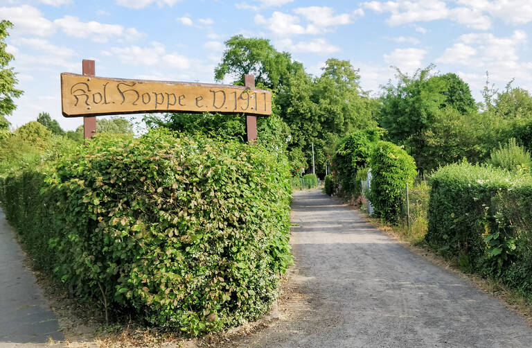 Kleingartenkolonie Hoppe in Zehlendorf.