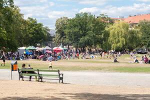 Thaimarkt im Preußenpark.