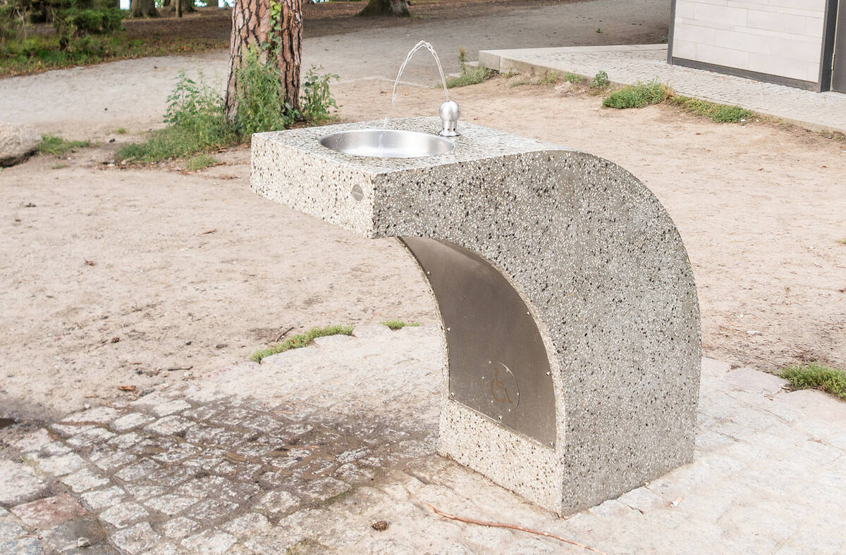 Einer von 222 Trinkbrunnen am Schlachtensee