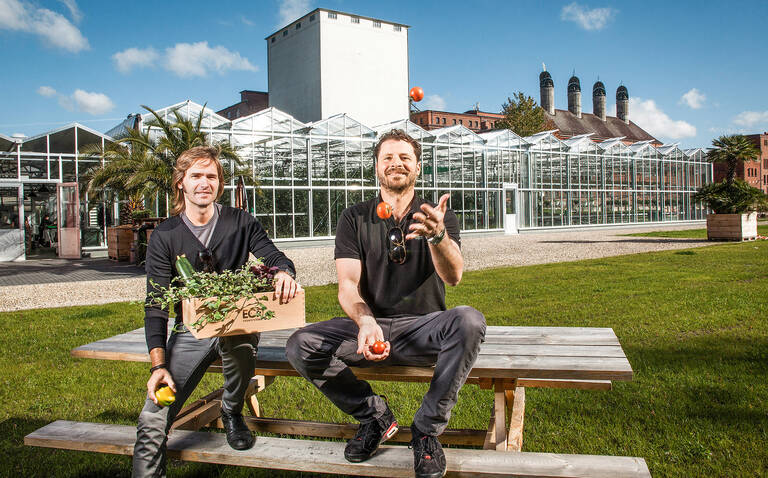 ECF-Gründer Christian Echternacht (l.) und Nicolas Leschke. Foto: ECF