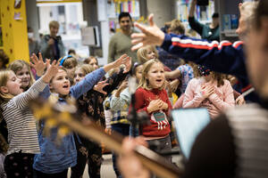 Spaß bei der Familiennacht auch in der Alten Mälzerei in Lichtenrade. Foto: Kay Herschelmann