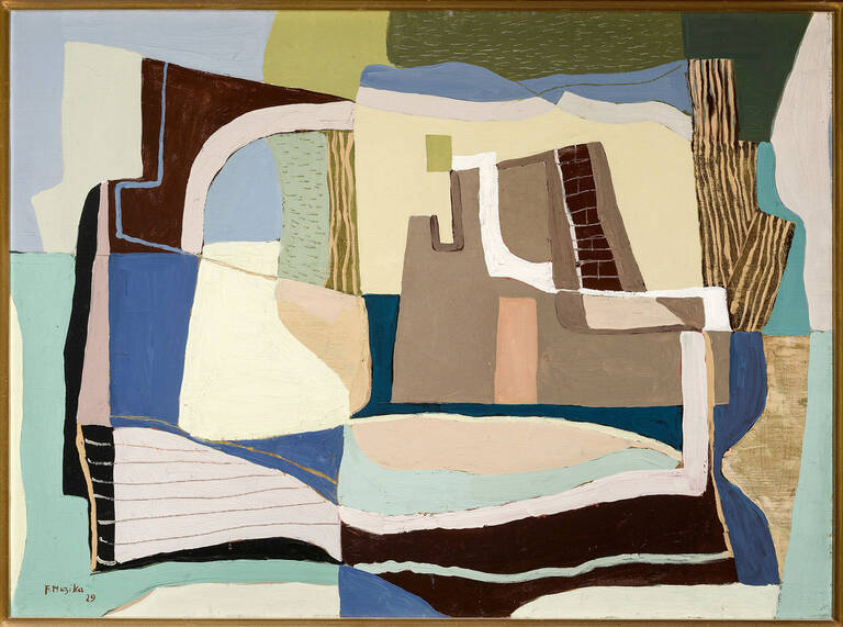 František Muzika, Landschaft, 1929. Foto: National Gallery Prague 2023