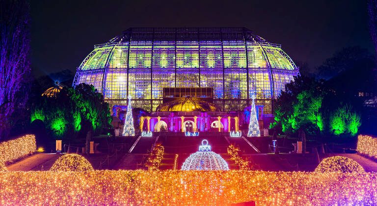 Eindrücke vom Christmas Garden 2021 im Botanischen Garten. Foto: Michael Clemens