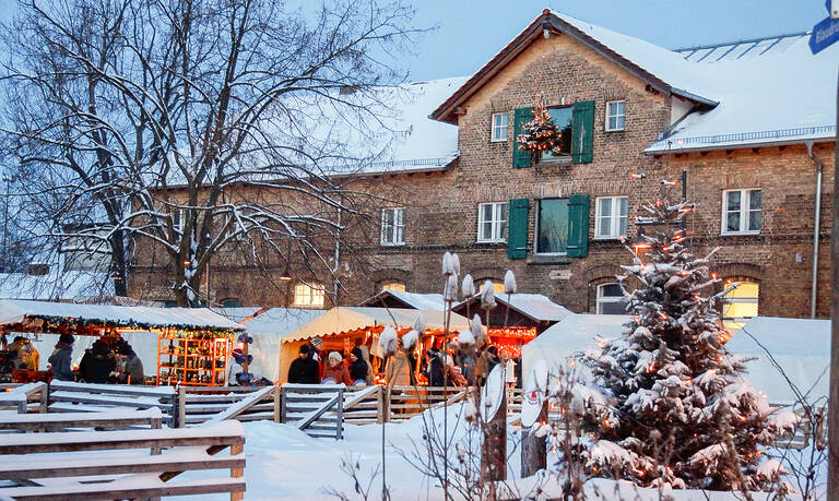 Weihnachtsstimmung auf der Domäne Dahlem. Foto: K. Wendlandt