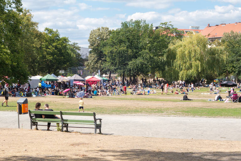 Street-Food-Markt im Preußenpark.